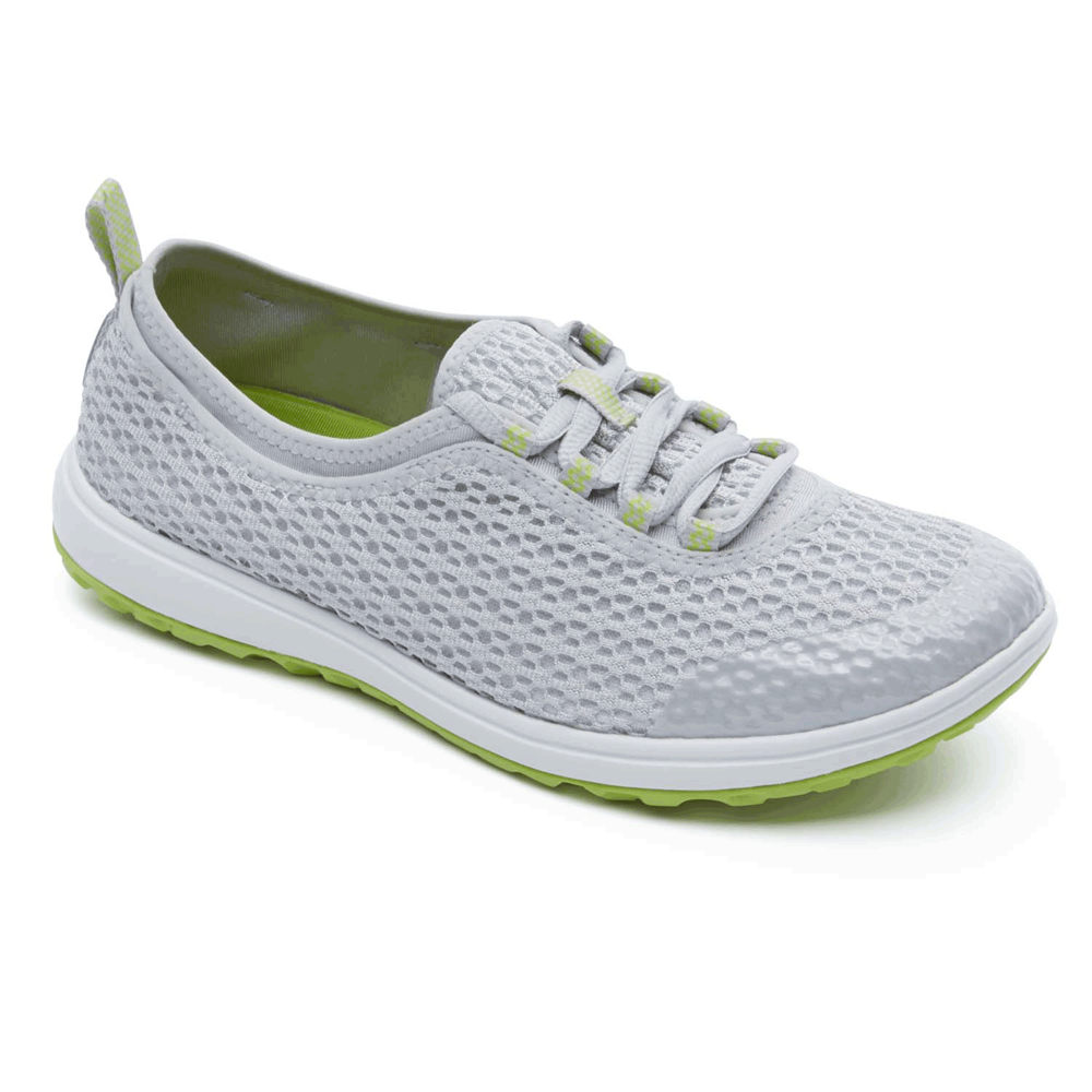 Zapatillas Rockport Mujer Mexico - Walk360 Washable Laceup Grises - ATZLN6957